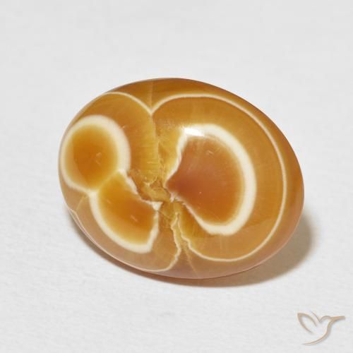 Ágata Multicolorido Natural 11.32ct, oval, Opaco
