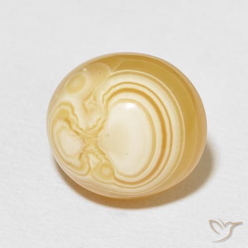 Ágata Multicolorido Natural 11.90ct, oval, Opaco