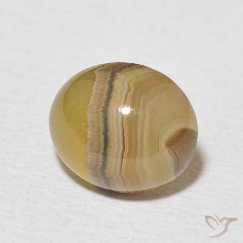 Ágata Multicolorido Natural 3.53ct, oval, Opaco