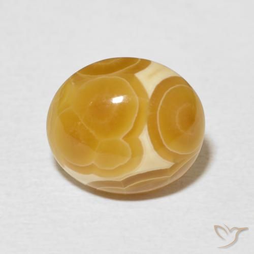 6.64ct Natural Multicolorido Ágata, oval, Opaco