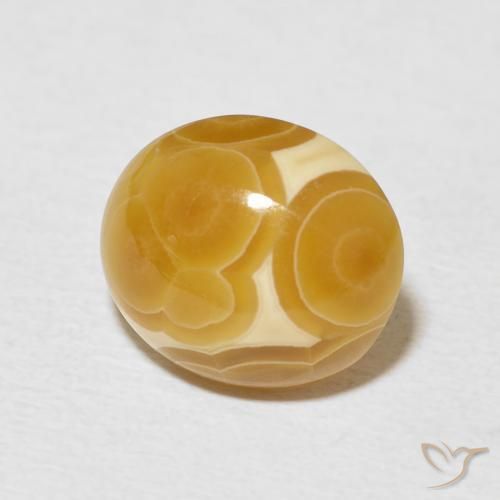 Ágata Multicolorido Natural 6.64ct, oval, Opaco