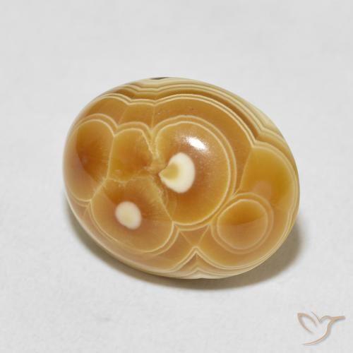 Ágata Multicolorido Natural 12.06ct, oval, Opaco