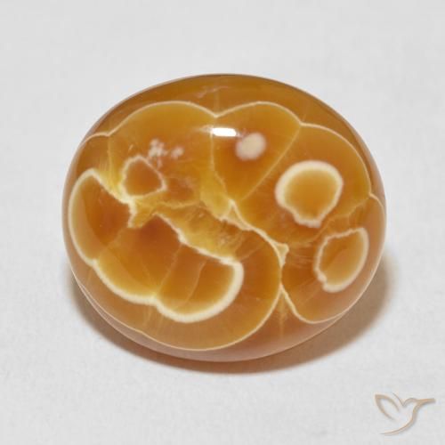 21.45ct Natural Multicolorido Ágata, oval, Opaco