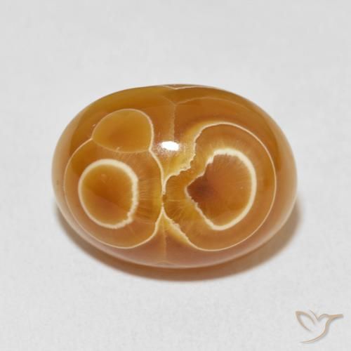 18.67ct Natural Multicolorido Ágata, oval, Opaco