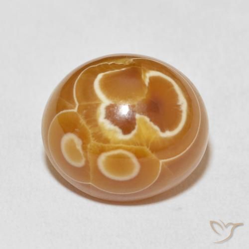 16.56ct Natural Multicolorido Ágata, oval, Opaco