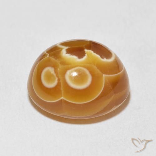 Ágata Multicolorido Natural 16.56ct, oval, Opaco