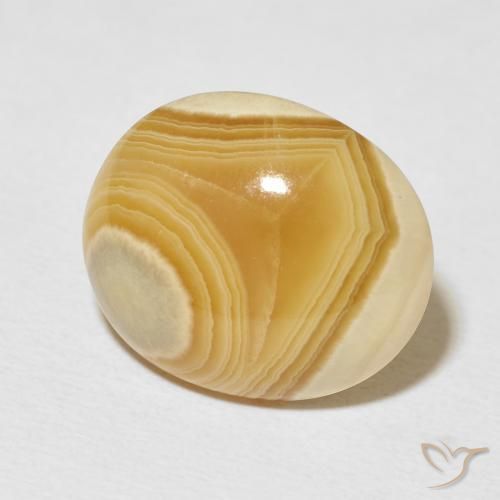 Ágata Multicolorido Natural 15.45ct, oval, Opaco