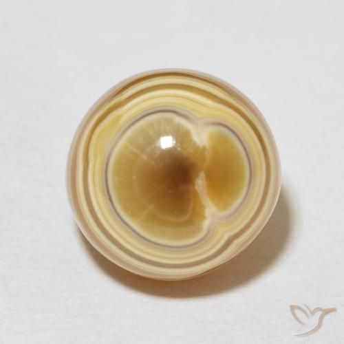 16.93ct Natural Multicolorido Ágata, Redondo, Opaco