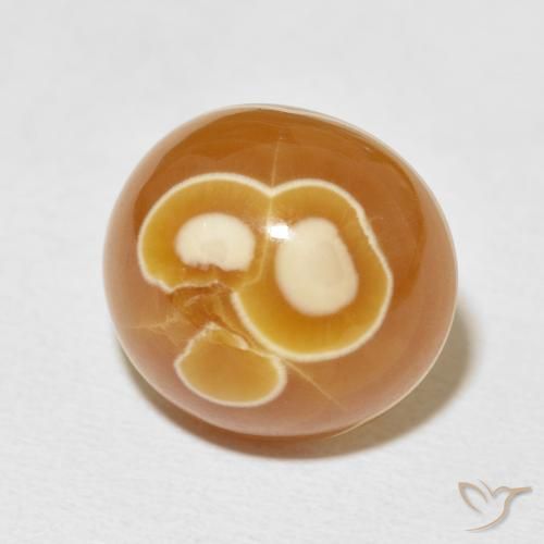 Ágata Multicolorido Natural 15.04ct, oval, Opaco