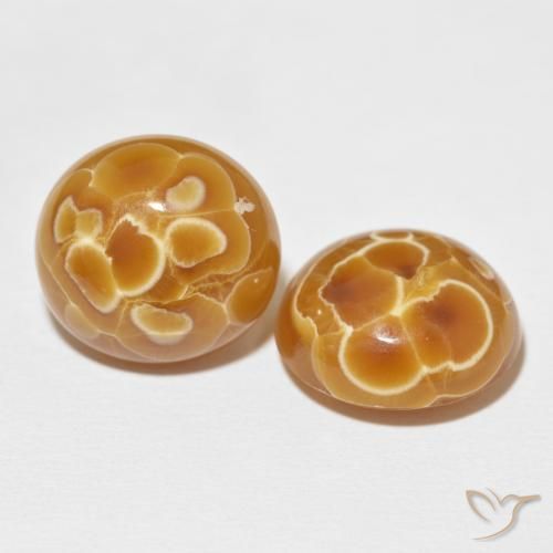 Pedras preciosas de Ágata Multicolorido natural de 34.60 ct, oval, Opaco