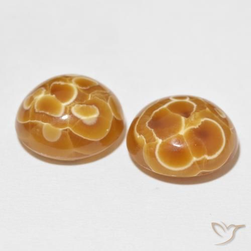 Pedras preciosas de Ágata Multicolorido natural de 34.60 ct, oval, Opaco