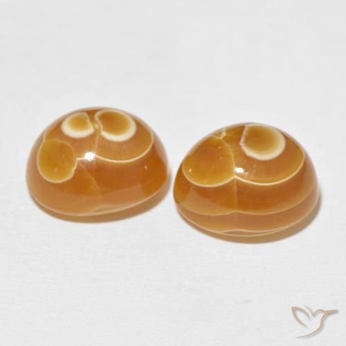 Pedras preciosas de Ágata Multicolorido natural de 21.51 ct, oval, Opaco