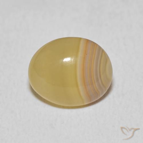 Ágata multicolorido natural 3,92ct, corte oval, opaco