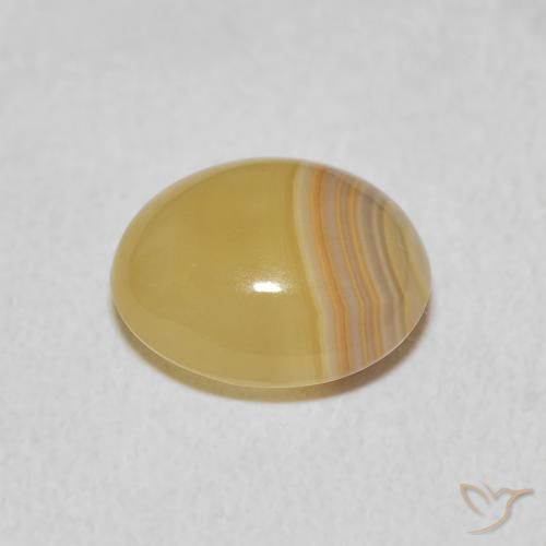 Ágata multicolorido natural 3,92ct, corte oval, opaco