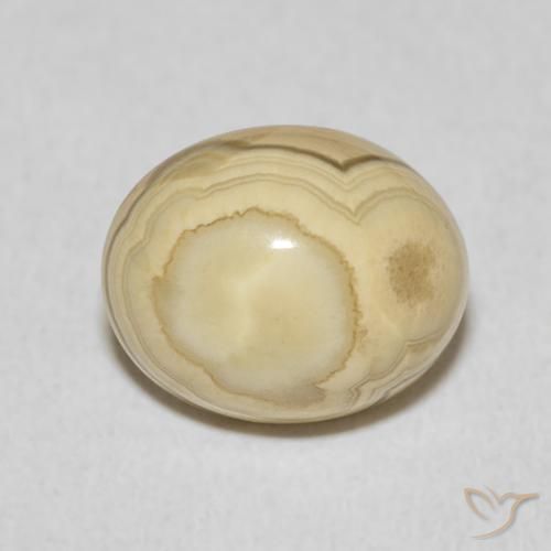 6.65ct Natural Multicolorido Ágata, oval, Opaco