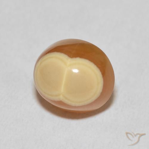 Ágata Multicolorido Natural 8.59ct, oval, Opaco