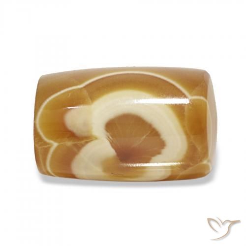 Ágata Multicolorido Natural 15.10ct, Chique, Opaco