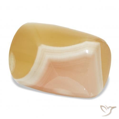 Ágata Multicolorido Natural 34.80ct, Chique, Translúcido