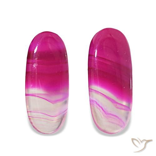 22.11ctw Multicolorido Ágata Pedras Preciosas, oval, Transparente