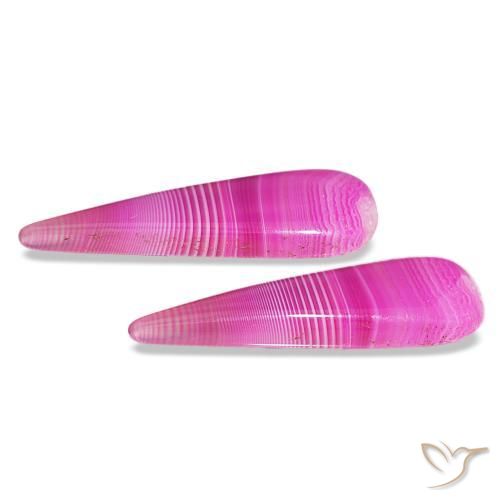 Pedras preciosas de Ágata Multicolorido natural de 24.65 ct, Formato de pêra, Translúcido