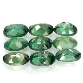 Pedras preciosas de alexandrita multicolorido natural de  ct, corte oval, VS
