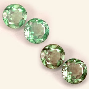 Pedras preciosas de alexandrita multicolorido natural de  ct, corte redondo, VS
