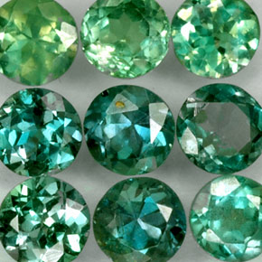 Pedras preciosas de alexandrita multicolorido natural de  ct, corte redondo, VS