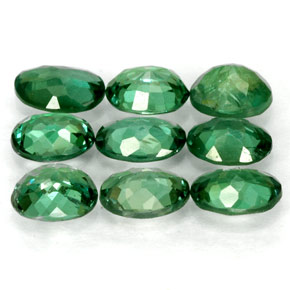 Pedras preciosas de alexandrita multicolorido natural de  ct, corte oval, VS