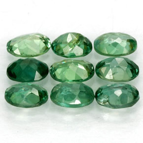 Pedras preciosas de alexandrita multicolorido natural de  ct, corte oval, VS