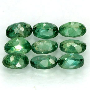 Pedras preciosas de alexandrita multicolorido natural de  ct, corte oval, VS