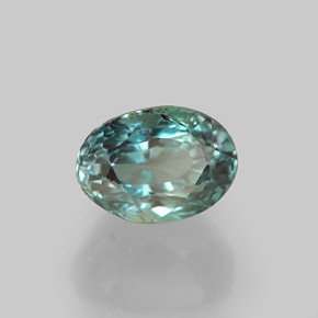 Alexandrita multicolorido natural 0,45ct, corte oval, VS