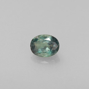 Alexandrita multicolorido natural 0,23ct, corte oval, VS