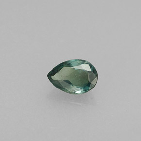 Alexandrita multicolorido natural 0,20ct, formato de pêra, VS