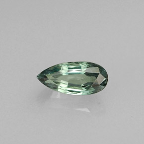 Alexandrita multicolorido natural 0,33ct, formato de pêra, VS