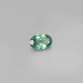 Alexandrita multicolorido natural 0,41ct, corte oval, VVS-VS
