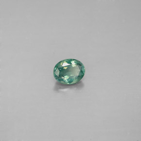 Alexandrite Verde/Vermelho Natural 0.38ct, Corte Oval, VVS-VS