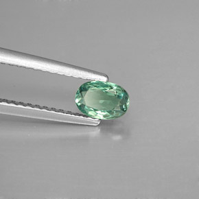 Alexandrita multicolorido natural 0,46ct, corte oval, VVS-VS