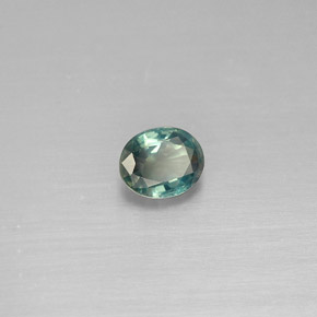 Alexandrita multicolorido natural 0,33ct, corte oval, VVS-VS
