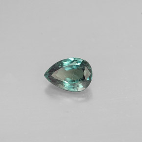 Alexandrite Verde/Vermelho Natural 0.45ct, Formato de pêra, VS