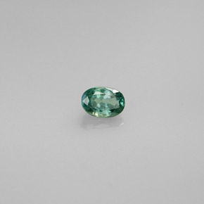 Alexandrita multicolorido natural 0,33ct, corte oval, VVS-VS