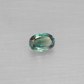 Alexandrite Verde/Vermelho Natural 0.28ct, Corte Oval, VVS-VS