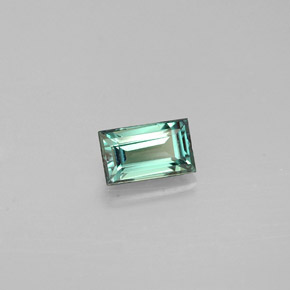 Alexandrita multicolorido natural 0,40ct, baguete, VVS-VS