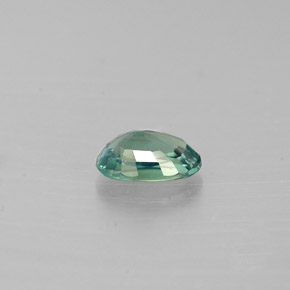 Alexandrita multicolorido natural 0,32ct, corte oval, VVS-VS