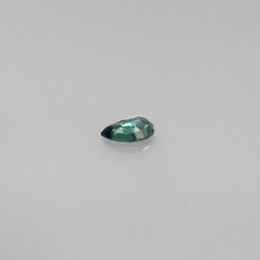 Alexandrita multicolorido natural 0,13ct, formato de pêra, VS