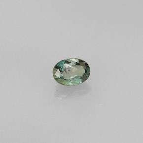 Alexandrita multicolorido natural 0,18ct, corte oval, VS