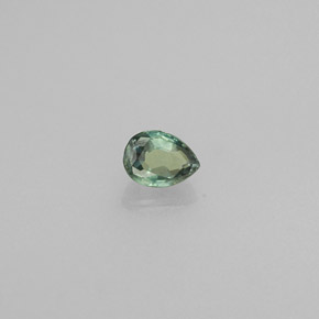 Alexandrita multicolorido natural 0,15ct, formato de pêra, VS