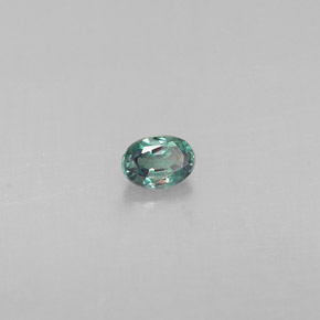 Alexandrite Verde/Vermelho Natural 0.12ct, Corte Oval, VS