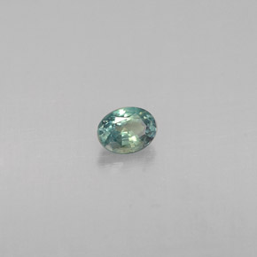 Alexandrita multicolorido natural 0,13ct, corte oval, VS