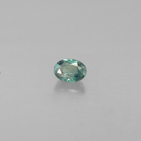 Alexandrite Verde/Vermelho Natural 0.11ct, Corte Oval, VS