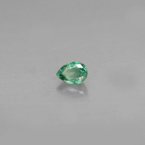 Alexandrita multicolorido natural 0,15ct, formato de pêra, VS